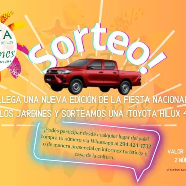 Llega una nueva edición de la Fiesta de los Jardines y ¡sorteamos una Toyota Hilux!